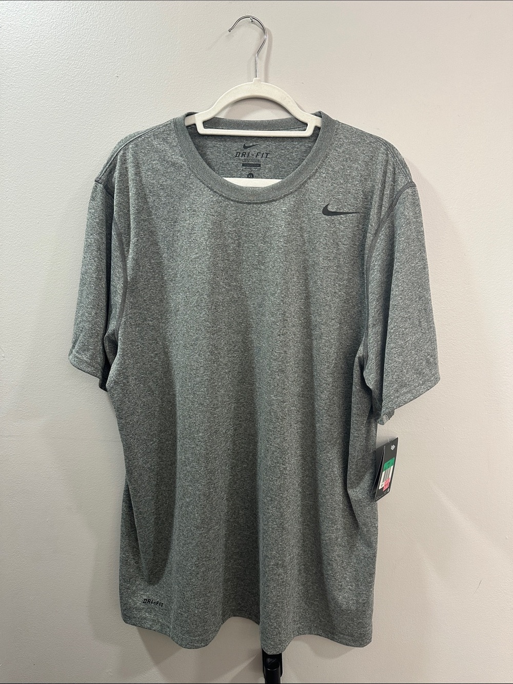 Nike Gray Dri-FIT Short Sleeve Athletic Tee